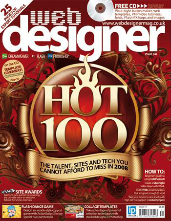 Web Designer Issue 141 - Web Designer ‘Hot 100’ revealed