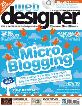 WD 154 NEW Web Designer Issue 154 - Take your Flash films to new HD heights