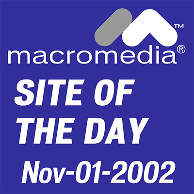 img Macromedia Logo FlashTV™ is Macromedia's Site of the Day